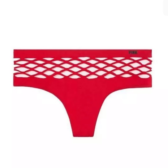 Victoria Secret Pink Fishnet High Waist Panty - Picture 2 of 2